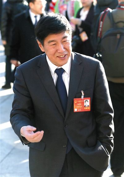 全国人大代表、北京市副市长杨晓超。新京报记者
