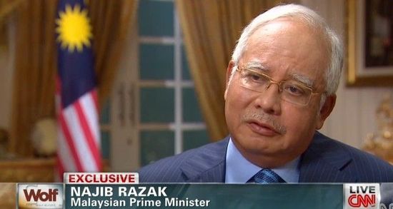 马来总理：尚不准备正式宣布MH370机上人员遇难