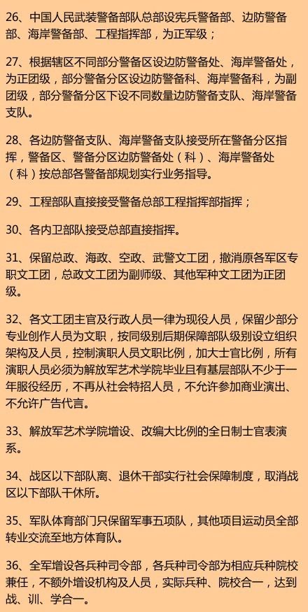 国防部:网传军队体制编制改革方案等信息纯属猜测