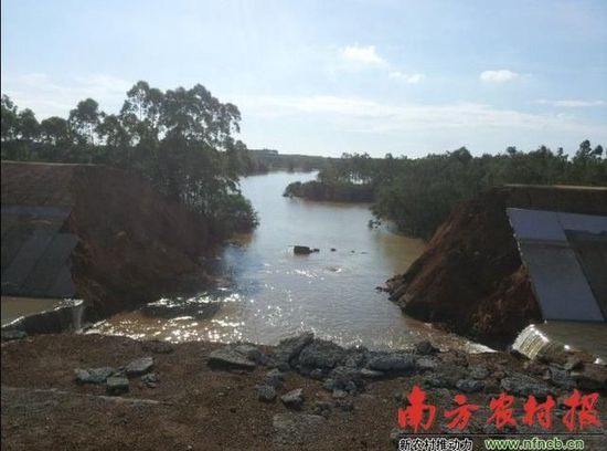 广东雷州副市长回应运河改造后决口:损失不大