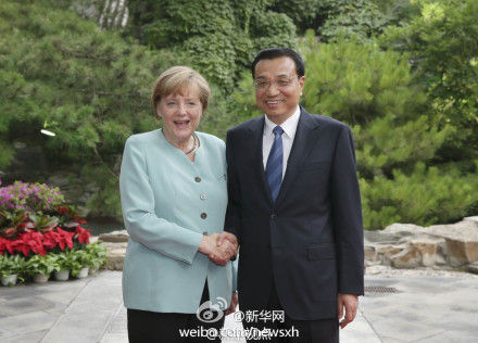 李克强以川菜款待默克尔 专门添菜水煮牛肉