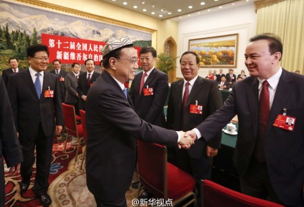 李克强参加新疆代表团审议