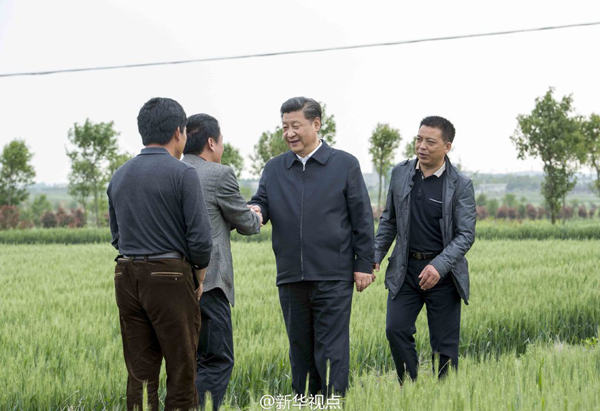 习近平考察小岗村 重温中国改革历程
