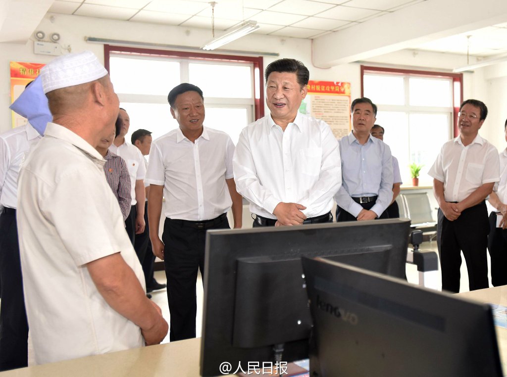 习近平考察银川化工基地