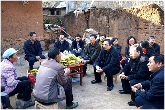中心主任范贤生随同农工党中央调研组赴会泽县调研
