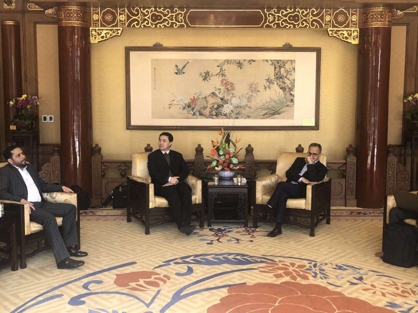 中心副理事长赵刚与沙特王储穆罕穆德会面交流